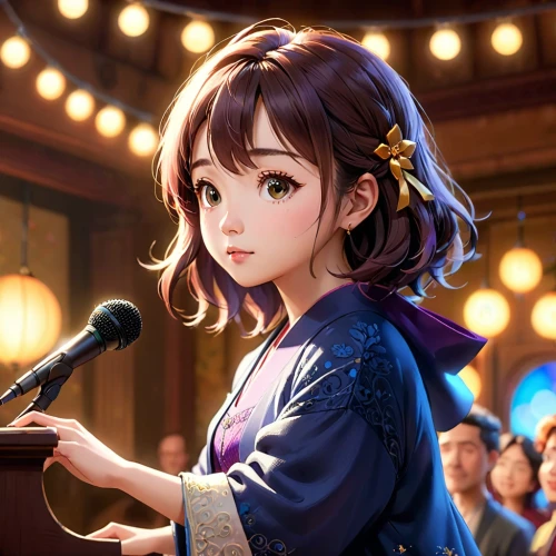 princess anna,japanese idol,miku maekawa,euphonium,iris on piano,cg artwork,vanessa (butterfly),singing,mikuru asahina,agnes,honmei choco,idol,rem in arabian nights,azuki bean,koto,sing,mc,singer,pianist,performing,Anime,Anime,Cartoon