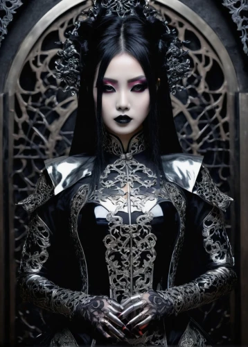 gothic fashion,gothic portrait,gothic woman,gothic style,gothic,dark gothic mood,gothic dress,goth woman,vampire lady,victorian style,goth like,goth,dark angel,vampire woman,goth subculture,victorian lady,the enchantress,queen of the night,victorian,marionette,Illustration,Realistic Fantasy,Realistic Fantasy 46