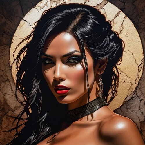 polynesian girl,fantasy portrait,world digital painting,maori,portrait background,dark angel,geisha,vampire woman,femme fatale,digital painting,gothic portrait,fantasy art,digital art,geisha girl,asian woman,ancient egyptian girl,indian woman,polynesian,tantra,fantasy woman,Photography,General,Realistic