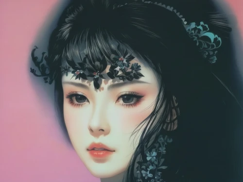 chinese art,geisha girl,geisha,oriental princess,oriental painting,oriental girl,taiwanese opera,amano,japanese art,peking opera,yi sun sin,rou jia mo,asian woman,japanese woman,oriental,mulan,xuan lian,luo han guo,fantasy portrait,xun,Illustration,Japanese style,Japanese Style 09