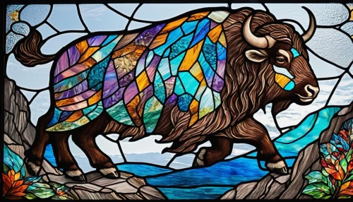 stained glass,stained glass window,stained glass pattern,glass painting,stained glass windows,the zodiac sign taurus,taurus,glass signs of the zodiac,feral goat,tribal bull,buffalo,horoscope taurus,cape buffalo,capricorn,painted horse,colorful horse,bison,bull moose,muskox,wild sheep,Unique,Paper Cuts,Paper Cuts 08