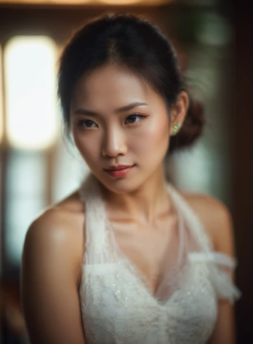 vietnamese woman,asian woman,portrait photographers,portrait photography,japanese woman,girl in white dress,asian girl,vietnamese,wedding photography,romantic portrait,woman portrait,phuquy,miss vietnam,canon 5d mark ii,asian,girl in a long dress,female model,vintage asian,bokeh effect,young woman,Photography,General,Cinematic