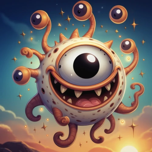 three eyed monster,one eye monster,squid game card,eye ball,cuthulu,sun eye,eyeball,fun octopus,cosmic eye,one-eyed,steam icon,the eyes of god,cog,game illustration,android game,all seeing eye,child monster,apiarium,spore,altiplano,Photography,General,Realistic