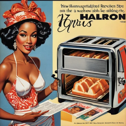 sandwich toaster,toaster oven,vintage advertisement,bread machine,vintage advert,oven,jukebox,home appliances,morris commercial j-type,retro women,toaster,advertising campaigns,old ads,advertisement,brioche,home appliance,babka,stove,retro woman,vintage 1950s,Illustration,Realistic Fantasy,Realistic Fantasy 21