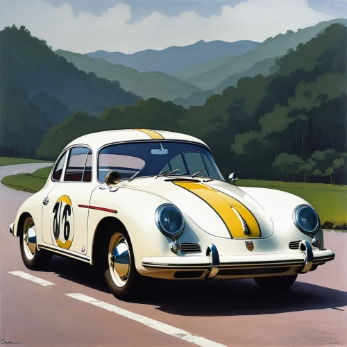 porsche 356,porsche 356/1,porsche 550,renault alpine,356 b,porsche 912,alpine style,renault alpine model,1000miglia,porsche,porsche 718,alpine,volkswagen beetle,jaguar xk140,porsche 911,automobile racer,jaguar xk150,alpine drive,bmw 328,porsche targa,Illustration,Retro,Retro 05