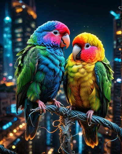 parrot couple,couple macaw,colorful birds,macaws,fur-care parrots,parrots,parakeets,golden parakeets,macaws of south america,lovebird,bird couple,love bird,rainbow lorikeets,macaws blue gold,passerine parrots,yellow-green parrots,edible parrots,rare parrots,love birds,tropical birds,Photography,General,Fantasy