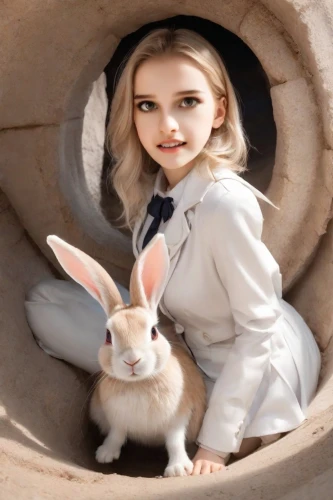 white rabbit,white bunny,bunny,rabbits,rabbit,alice in wonderland,bunnies,little bunny,belarus byn,easter bunny,alice,little rabbit,lily-rose melody depp,no ear bunny,rabbits and hares,peter rabbit,happy easter,bunga,wood rabbit,bun,Photography,Realistic