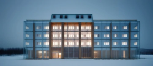 snowhotel,cubic house,glass facade,winter house,appartment building,glass building,apartment building,espoo,high-rise building,snow house,frame house,cube house,glass facades,ice hotel,office building,modern building,kirrarchitecture,residential tower,mirror house,apartment block