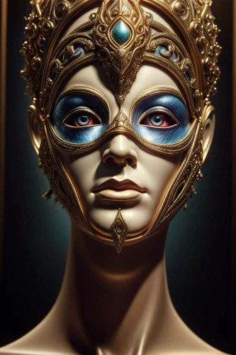 venetian mask,gold mask,golden mask,masquerade,masque,the carnival of venice,art deco woman,headdress,bodypainting,headpiece,artist's mannequin,woman face,mask,cleopatra,anonymous mask,woman's face,beauty mask,decorative figure,wooden mask,cirque du soleil