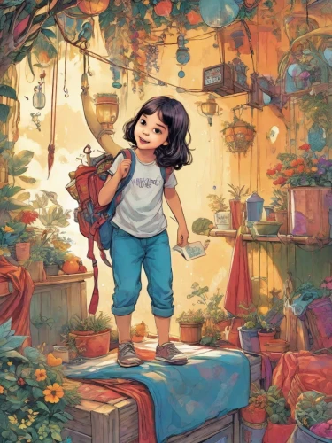 the little girl's room,children's background,girl picking flowers,children's fairy tale,little girl reading,pinocchio,kids illustration,fairy tale character,child with a book,cute cartoon image,little girl fairy,girl and boy outdoor,girl with tree,the little girl,wonderland,fairy tale,inner child,child fairy,a collection of short stories for children,alice in wonderland,Digital Art,Comic