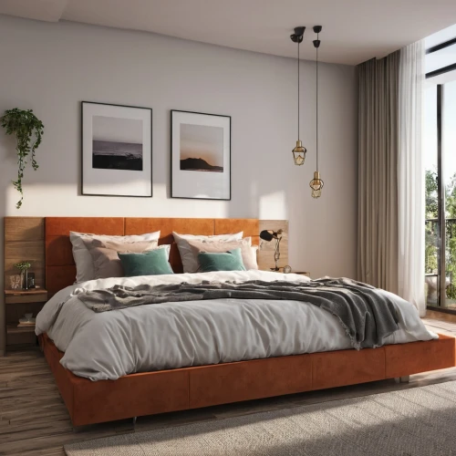 bed frame,modern room,bedroom,modern decor,canopy bed,3d rendering,contemporary decor,futon pad,guest room,bedding,bed,room divider,bed linen,3d render,render,guestroom,laminate flooring,sleeping room,wooden mockup,duvet cover,Photography,General,Realistic