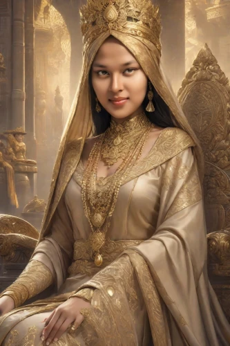 jaya,samara,cleopatra,emperor,golden crown,paysandisia archon,fantasy portrait,priestess,pyrrhula,sphinx pinastri,queen s,queen crown,dulzaina,elaeis,girl in a historic way,content is king,ancient icon,the throne,cepora judith,mary-gold,Photography,Realistic