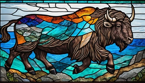 stained glass,feral goat,stained glass window,the zodiac sign taurus,glass painting,stained glass windows,muskox,taurus,horoscope taurus,glass signs of the zodiac,gnu,buffalo,capricorn,minotaur,stained glass pattern,black-brown mountain sheep,mosaic glass,anglo-nubian goat,yak,mountain sheep,Unique,Paper Cuts,Paper Cuts 08