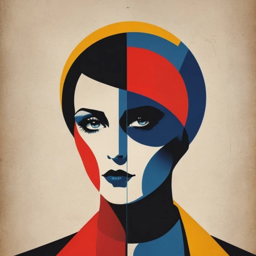 art deco woman,cool pop art,pop art woman,pop art style,mondrian,vintage man and woman,pop art people,girl-in-pop-art,pop art girl,popart,effect pop art,split personality,pop art effect,woman face,head woman,retro women,pop art,modern pop art,pop art colors,two face,Art,Artistic Painting,Artistic Painting 43