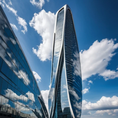 skyscapers,costanera center,the skyscraper,skyscraper,skycraper,lotte world tower,pc tower,glass facade,glass building,renaissance tower,glass facades,international towers,hudson yards,tall buildings,skyscrapers,shard of glass,high-rise building,1wtc,1 wtc,futuristic architecture,Photography,General,Realistic