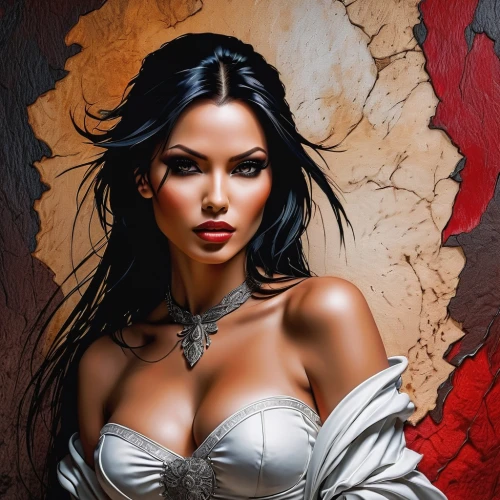 fantasy art,fantasy woman,fantasy portrait,vampire woman,sorceress,queen of hearts,the enchantress,vampire lady,fantasy picture,warrior woman,female warrior,gothic portrait,huntress,dark angel,breastplate,heroic fantasy,femme fatale,fairy tale character,celtic queen,world digital painting,Photography,General,Realistic