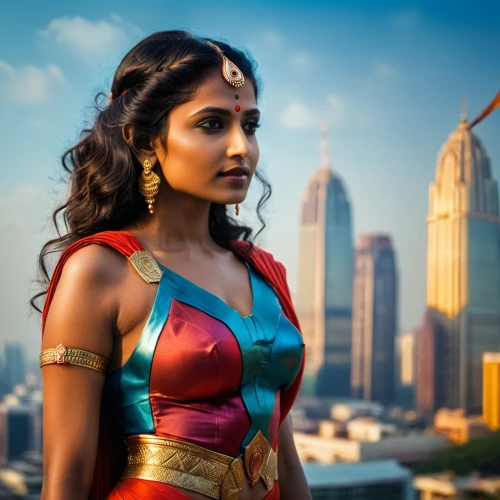 wonder woman city,super heroine,wonderwoman,super woman,wonder woman,goddess of justice,jaya,anushka shetty,pooja,indian woman,superhero,kamini,bangladeshi taka,wonder,fantasy woman,east indian,super hero,kamini kusum,captain marvel,indian girl,Photography,General,Cinematic