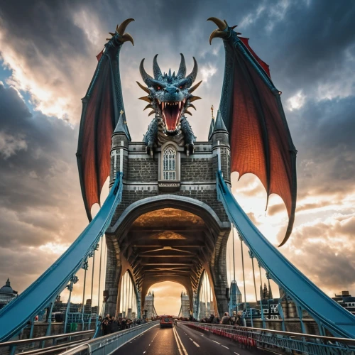 dragon bridge,tower bridge,charizard,garuda,dragon,dragon of earth,dragon palace hotel,angel bridge,fire breathing dragon,dragons,black dragon,rides amp attractions,walt disney world,danube bridge,disneyland paris,hohenzollern bridge,gargoyles,patung garuda,elves flight,shanghai disney,Photography,General,Realistic