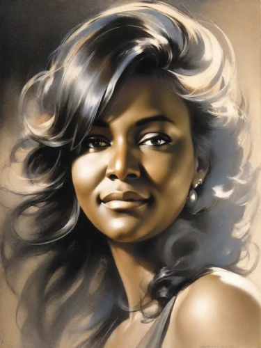 oil painting on canvas,oil painting,custom portrait,african american woman,chalk drawing,photo painting,art painting,portrait of christi,charcoal drawing,airbrushed,oil on canvas,woman portrait,artist portrait,ester williams-hollywood,digital painting,artistic portrait,oil paint,caricaturist,nigeria woman,portrait,Digital Art,Impressionism