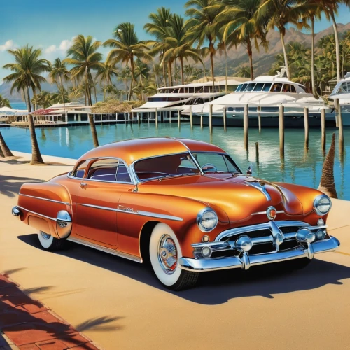 edsel bermuda,packard caribbean,hudson hornet,edsel citation,buick super,chevrolet delray,packard clipper,american classic cars,chevrolet fleetline,classic car and palm trees,buick classic cars,edsel,buick roadmaster,buick eight,desoto deluxe,cadillac de ville series,packard super eight,cadillac sixty special,1949 ford,ford starliner,Photography,General,Realistic