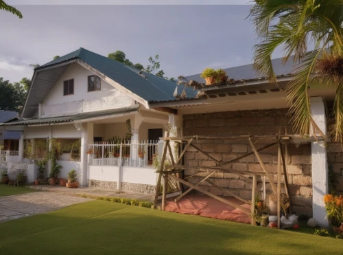 old colonial house,traditional house,tropical house,house painting,bungalow,3d rendering,old house,old home,residential house,holiday villa,samoa,guesthouse,model house,3d render,digital compositing,house shape,render,house painter,traditional building,3d rendered,Photography,General,Realistic