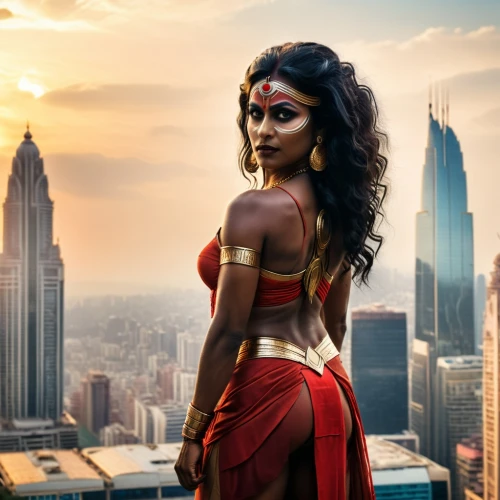 wonder woman city,wonderwoman,wonder woman,goddess of justice,super woman,jaya,super heroine,lakshmi,east indian,indian woman,warrior woman,digital compositing,tamil culture,fantasy woman,aladha,indian girl,woman strong,strong woman,diwali banner,srilanka,Photography,General,Cinematic