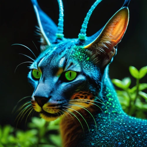 blue eyes cat,emerald lizard,egyptian mau,cat with blue eyes,animal feline,feline look,ocicat,wild cat,feline,cat on a blue background,lynx,breed cat,felidae,patrol,cat image,bengal cat,turquoise,oriental shorthair,fairy peacock,tiger cat,Conceptual Art,Fantasy,Fantasy 05