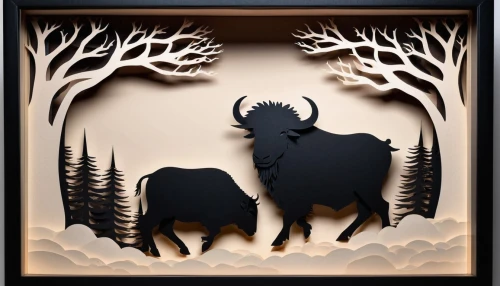 frame border illustration,horoscope taurus,aurochs,cow icon,store icon,the zodiac sign taurus,horned cows,wildebeest,frame illustration,elks,bull moose,taurus,black-brown mountain sheep,life stage icon,copper frame,forest animals,buffalo herder,oxen,ruminants,bos taurus,Unique,Paper Cuts,Paper Cuts 10