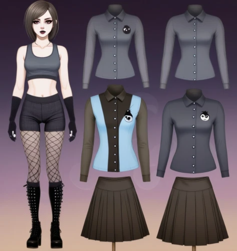 gothic fashion,women's clothing,ladies clothes,a uniform,school clothes,bolero jacket,punk design,fashionable clothes,school uniform,clothing,gothic style,goth subculture,police uniforms,cute clothes,goth like,goth woman,clothes,anime japanese clothing,goth,goth festival,Conceptual Art,Sci-Fi,Sci-Fi 11