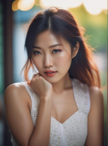 asian woman,vietnamese woman,asian girl,romantic portrait,vintage asian,portrait photography,phuquy,vietnamese,asian vision,asian,portrait photographers,japanese woman,korean,girl in white dress,portrait background,miss vietnam,woman portrait,beautiful young woman,solar,pretty young woman,Photography,General,Cinematic