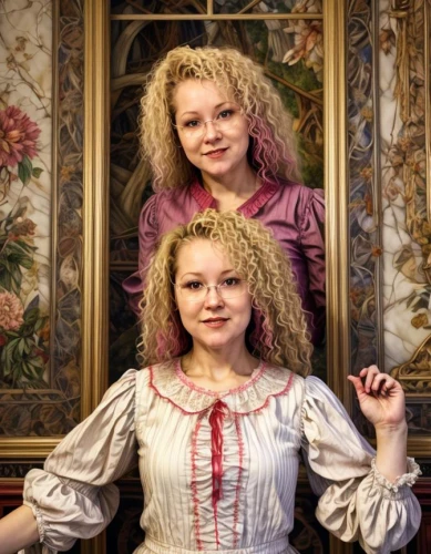 joint dolls,gothic portrait,mother and daughter,sigourney weave,stepmother,mom and daughter,two girls,porcelain dolls,the victorian era,mahogany family,doll's house,victorian style,happy day of the woman,sisters,old country roses,queen anne,douglasie,distaff thistles,romantic portrait,meadowsweet