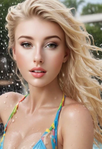 photoshoot with water,the blonde in the river,blonde woman,wet girl,wet,cool blonde,blonde girl,barbie,blond girl,female beauty,beautiful young woman,blonde girl with christmas gift,beautiful model,realdoll,lycia,model beauty,beach background,natural cosmetic,splashing,female model