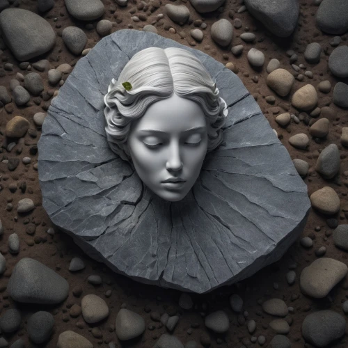 stone sculpture,stone carving,woman sculpture,mother earth statue,stone angel,sculpt,carved stone,raven sculpture,carnation stone,garden sculpture,stone drawing,girl in a wreath,death mask,paper art,stoneware,fallen flower,decorative figure,druid stone,allies sculpture,sculptor,Photography,Artistic Photography,Artistic Photography 11
