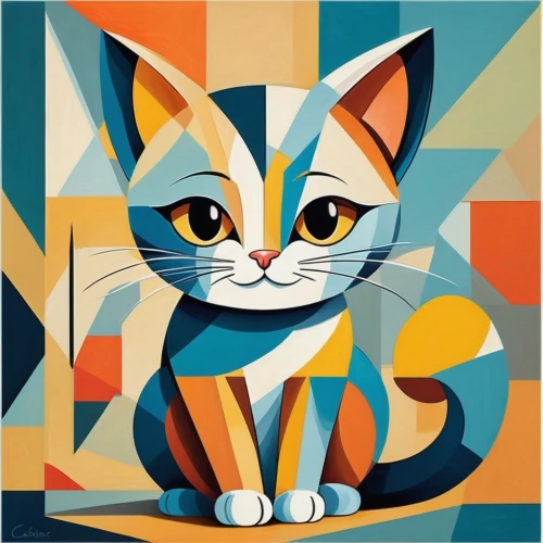 cat vector,cat on a blue background,geometrical animal,cartoon cat,adobe illustrator,vector graphic,cubism,cool pop art,vector illustration,cat image,geometrical cougar,calico cat,cat portrait,painting pattern,felidae,vector art,cat frame,vector pattern,cat european,tabby cat,Art,Artistic Painting,Artistic Painting 45