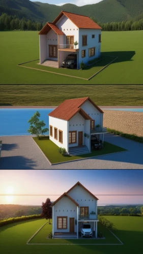 3d rendering,3d render,render,3d rendered,half frame design,small house,3d model,model house,frame house,3d modeling,danish house,house shape,farm house,large home,villa,house with lake,modern house,visual effect lighting,residential house,miniature house,Photography,General,Realistic