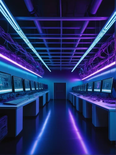 computer room,the server room,data center,ufo interior,uv,futuristic art museum,computer store,sci fi surgery room,neon human resources,lab,laboratory,barebone computer,cyclocomputer,computer network,cyberspace,spaceship space,computer cluster,computer desk,computer workstation,fractal design,Illustration,Abstract Fantasy,Abstract Fantasy 16