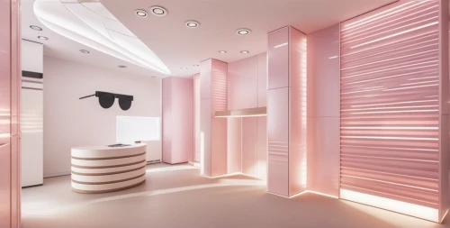 beauty room,luxury bathroom,cosmetics counter,changing room,showroom,ufo interior,capsule hotel,interior design,dressing room,washroom,changing rooms,hallway space,beauty salon,bathroom,3d rendering,walk-in closet,daylighting,shower bar,visual effect lighting,light pink,Photography,General,Realistic