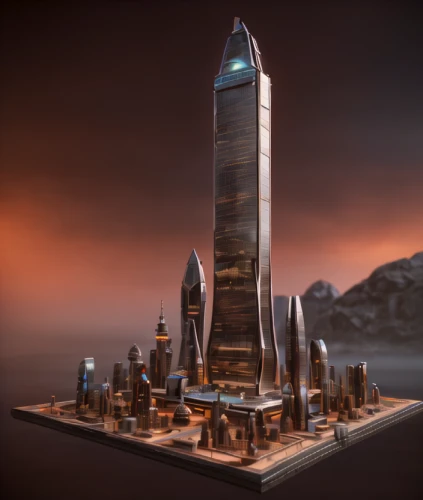 the skyscraper,skyscraper,skyscraper town,futuristic architecture,shard of glass,skyscrapers,monolith,stalin skyscraper,skycraper,futuristic landscape,skyscapers,stalinist skyscraper,metropolis,sky space concept,hudson yards,tallest hotel dubai,steel tower,renaissance tower,obelisk,solar cell base