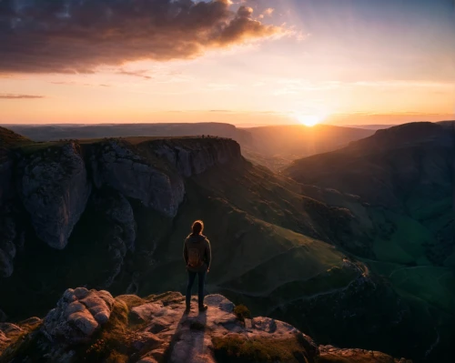 mountain sunrise,drakensberg mountains,elbe sandstone mountains,saxon switzerland,trolltunga,paraglider sunset,preikestolen,sani pass,mountain guide,the spirit of the mountains,northern norway,alpine sunset,landscapes beautiful,peak district,carpathians,full hd wallpaper,mountain world,slovak tatras,norway,bastei,Photography,General,Cinematic