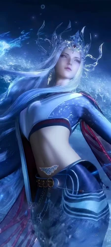 fantasy woman,blue enchantress,ice queen,winterblueher,goddess of justice,god of the sea,water-the sword lily,cg artwork,elsa,show off aurora,fantasia,siren,water rose,tiber riven,wonderwoman,monsoon banner,the wind from the sea,star mother,aquarius,full hd wallpaper