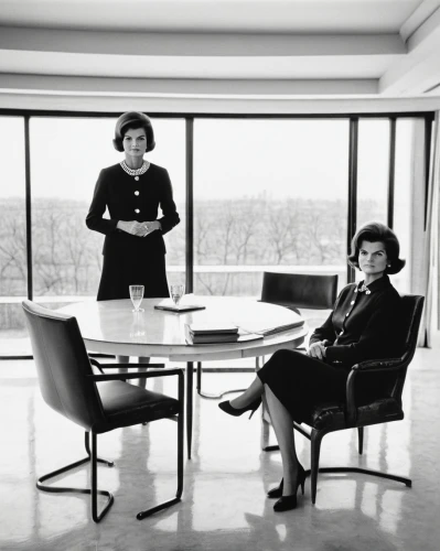 businesswomen,business women,receptionists,mid century modern,boardroom,mid century,business icons,women in technology,board room,place of work women,receptionist,stewardess,modern office,1940 women,retro women,telephone operator,mobster couple,secretary desk,business woman,conference table,Photography,Black and white photography,Black and White Photography 06