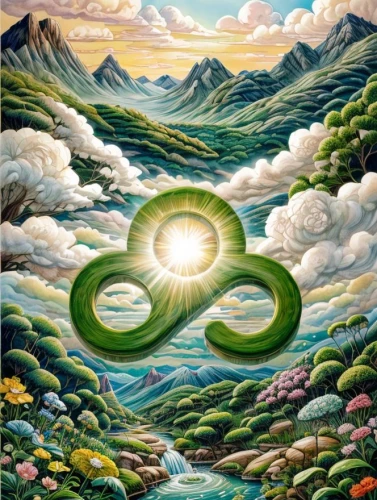 mantra om,pachamama,anahata,mother earth,earth chakra,mountain spring,esoteric symbol,eco,spring equinox,dharma wheel,natura,serpent,mother nature,qinghai,rod of asclepius,ecological,quetzal,the way of nature,flow of time,om