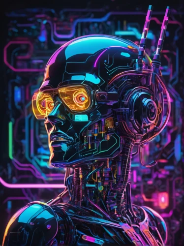 cyber,cyberpunk,cyber glasses,cyborg,terminator,scifi,80's design,3d man,mechanical,cyberspace,robotic,echo,mute,machine,futuristic,neon ghosts,sci-fi,sci - fi,electro,vapor,Illustration,Abstract Fantasy,Abstract Fantasy 23