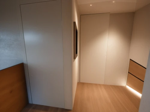 walk-in closet,capsule hotel,hallway space,under-cabinet lighting,japanese-style room,room divider,modern room,sliding door,cupboard,storage cabinet,one-room,aircraft cabin,hinged doors,cabinetry,kitchenette,recessed,door-container,guestroom,3d rendering,luggage compartments,Photography,General,Realistic