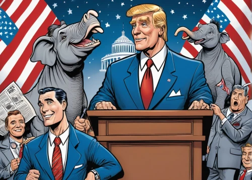 politician,state of the union,election,republican,elections,45,2020,world politics,politics,puppets,patriotism,political,puppeteer,wolf in sheep's clothing,president,we the people,trump,united states of america,politically,donald trump,Illustration,American Style,American Style 13