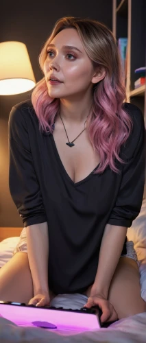 purple background,pink background,pink hair,silphie,ammo,hd,blur office background,twitch icon,her,edit,dj,twitch,stream,streamer,color 1,mauve,magenta,visual effect lighting,in a shirt,pink double,Photography,Documentary Photography,Documentary Photography 11