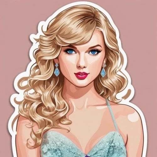 fashion vector,vector illustration,tayberry,vector art,edit icon,barbie doll,elsa,vector image,vector graphic,portrait background,pop art style,blonde woman,download icon,digital artwork,denim background,fairy tale icons,marilyn,barbie,girl-in-pop-art,phone icon