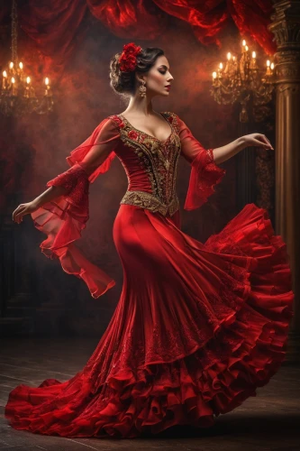 flamenco,red gown,lady in red,man in red dress,dancer,latin dance,dance,ballroom dance,hoopskirt,red tunic,red cape,ball gown,ballet master,red carnations,waltz,dance of death,queen of hearts,ethnic dancer,gracefulness,girl in red dress,Photography,General,Fantasy