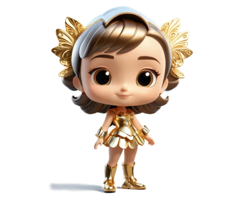 athena,princess leia,mary-gold,angel moroni,goddess of justice,pixie-bob,cleopatra,faun,child fairy,crown render,gold spangle,tiana,agnes,cupido (butterfly),zodiac sign libra,funko,angel figure,gold crown,golden crown,cupid,Unique,3D,3D Character