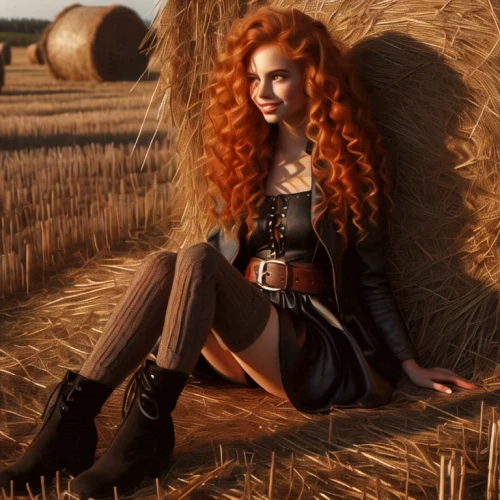 straw field,wheat field,wheat fields,wheat crops,woman of straw,haymaking,wheat grasses,hay bales,strands of wheat,farm girl,countrygirl,straw bales,strand of wheat,grain field,hay bale,barley field,redhead doll,winter wheat,merida,stubble field